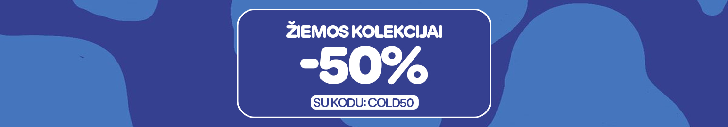 Iki vasario 11 d. atrinktai žiemos kolekcijai taikoma 50% nuolaida su kodu COLD50. Atnaujinkite savo Crocs stilių ir pasinaudokite pasiūlymu internetu!